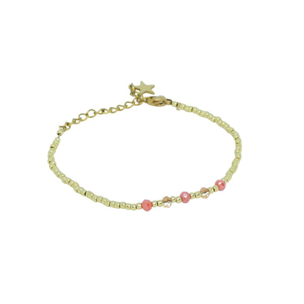 Armbandje Today coral red