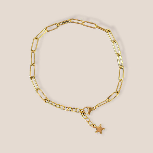 Armbandje Minimalistic shackle zilver