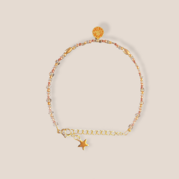 Armbandje Happy day goud