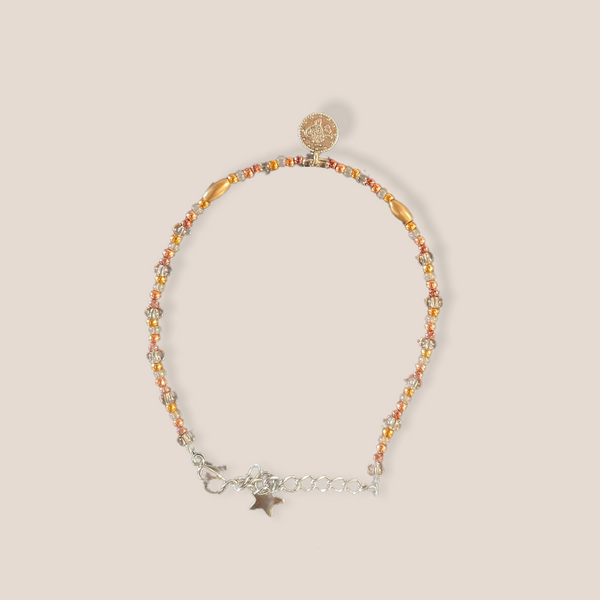 Armbandje Happy day zilver