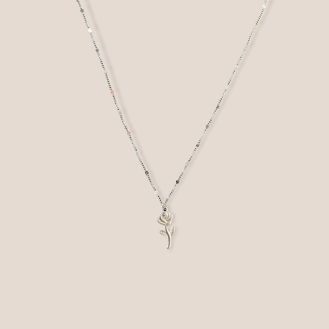 Ketting Rose zilver